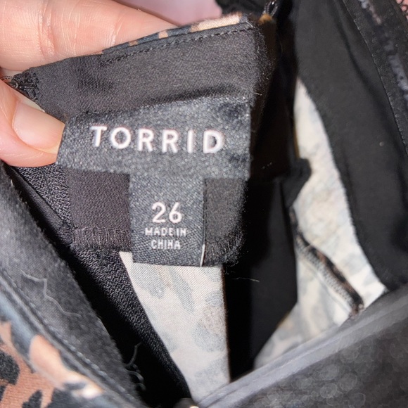 Torrid Leopard Print Black Bustier Dress Plus Size 26 - Picture 11 of 13